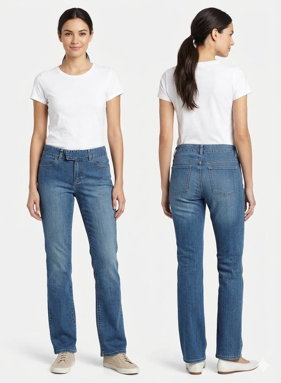 Banana Republic Bootcut Slim Denim Women's Jeans - 2R 28W x 31L - Blue